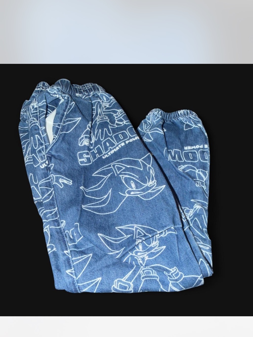 H&M Blue Sonic Graphic Kids Jeans